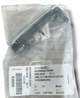 Audi A6 S6 C6 4F Gear shift selector indicator 4F1713463B