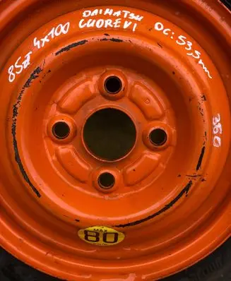 Daihatsu Cuore R12 spare wheel 