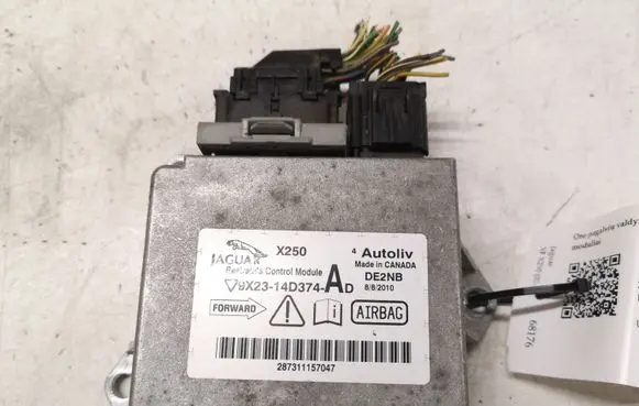 Jaguar XF X250 Airbag control unit/module 9X2314D374