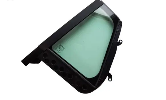 Rear vent window glass