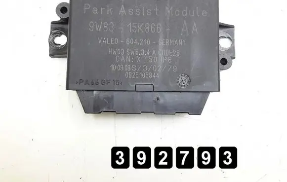 Jaguar XF Parking PDC control unit/module 9w8315k866aa