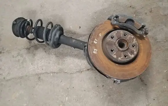 Audi A3 8Y Front wheel hub spindle knuckle 