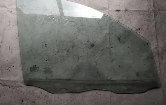 Hyundai Santa Fe Front door window glass four-door as2