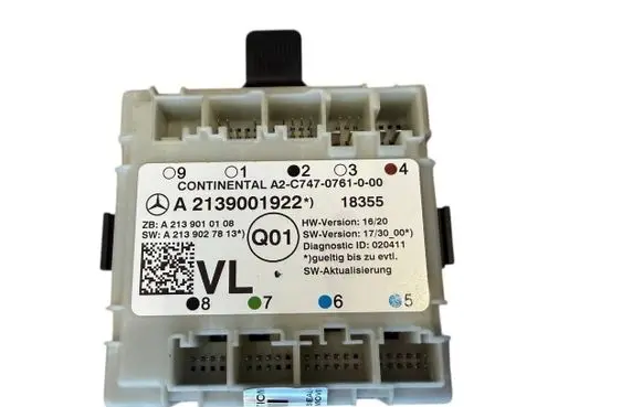 Mercedes-Benz E W213 Door control unit/module A2139001922 A2139010108 A2139027813