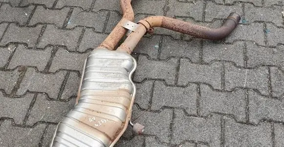 Audi Q7 4L Exhaust gas pipe 