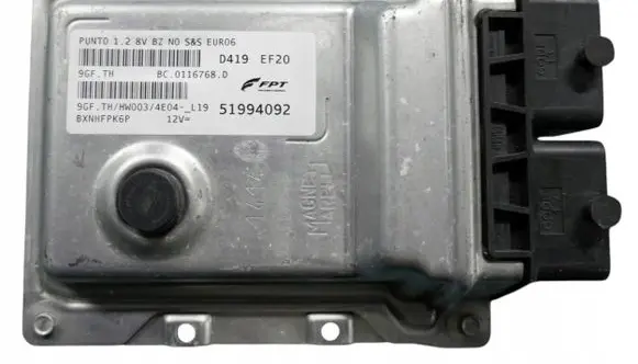 Fiat Grande Punto Engine control unit/module 51994092 9GFTH