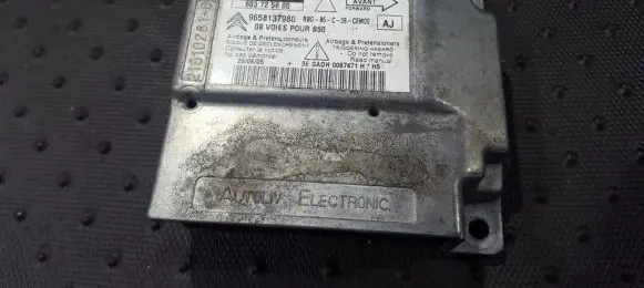 Citroen C4 I Airbag control unit/module 9658137980 603725800