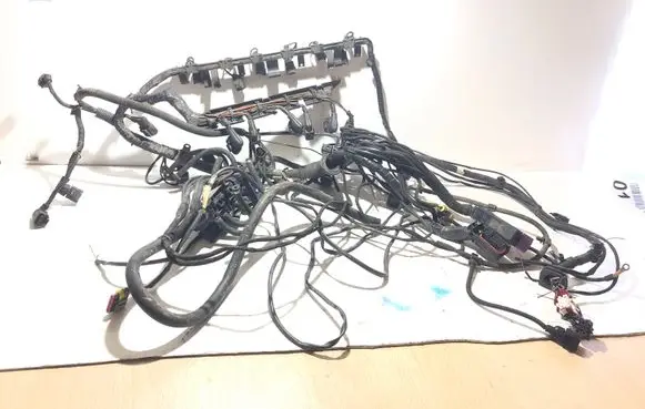Volkswagen Touareg I Engine installation wiring loom 