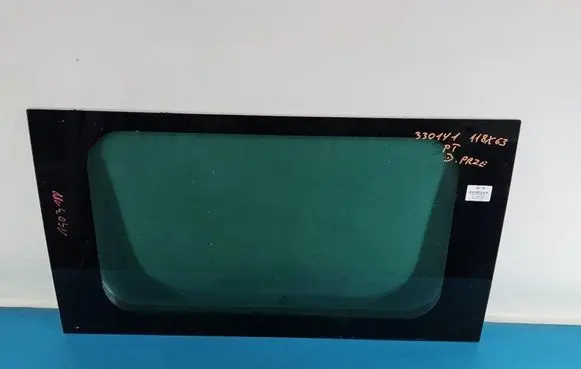 Rear door window glass