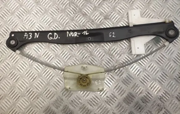 Audi A3 S3 8P Rear window lifting mechanism without motor 8P4839462A