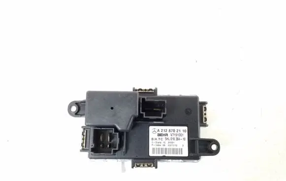 Mercedes-Benz E W212 Heater blower motor/fan resistor A2128702110