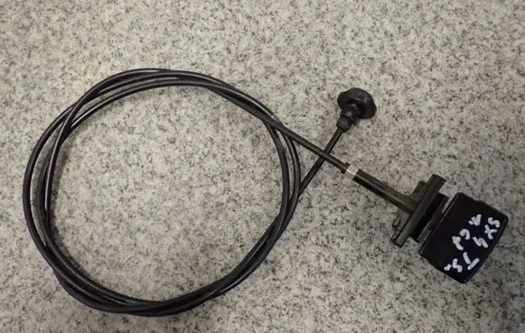 Engine bonnet/hood lock release cable