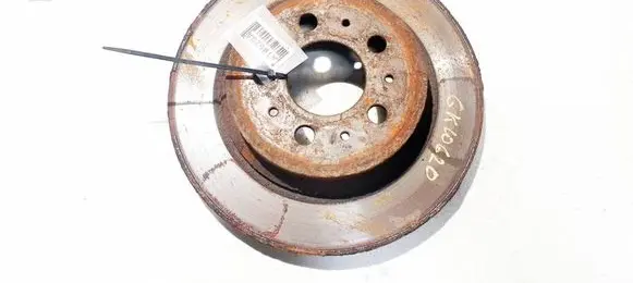 Volvo V70 Rear brake disc neventiliuojamas