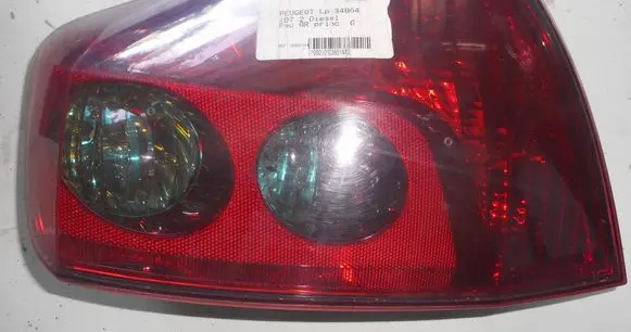 Peugeot 407 Rear/tail lights 9656606380