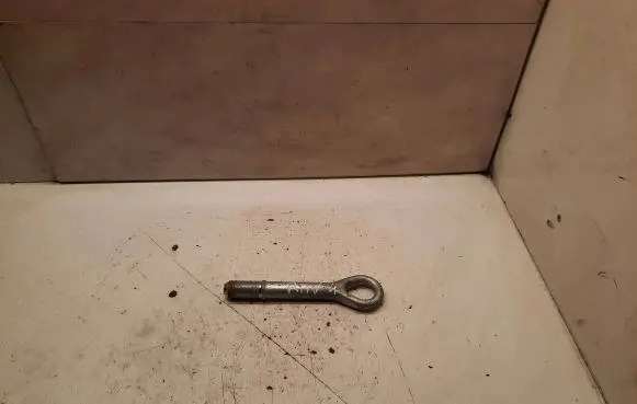 Towing hook eye