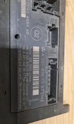 Seat control module
