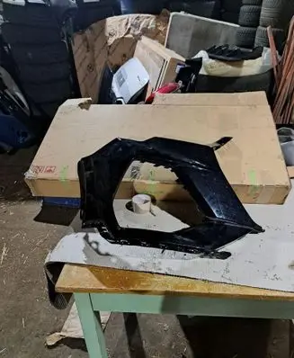Audi Q3 F3 Front bumper corner part panel trim 83A807438D