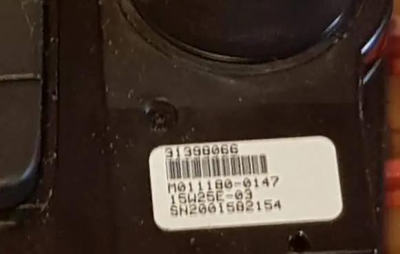 Volvo XC60 Climate control unit 31398066