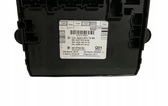 Mercedes-Benz S W221 Door control unit/module A2218707486