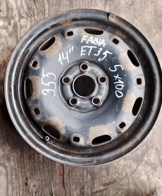 Skoda Fabia Mk1 (6Y) R14 steel rim 
