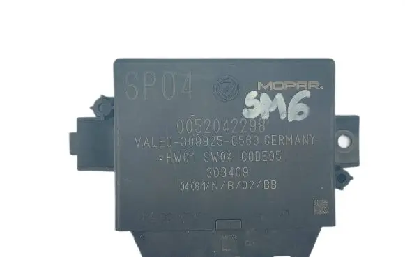 Fiat 500 Parking PDC control unit/module 0052042298 303409 309925C569