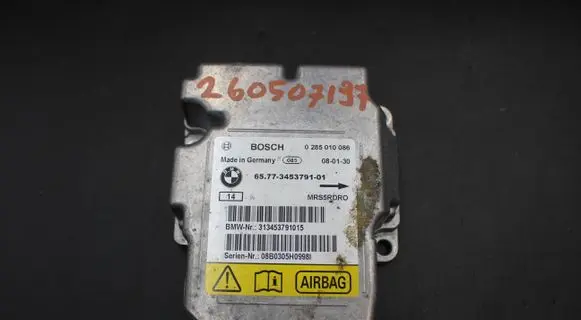 BMW X3 E83 Airbag control unit/module 3453791 0285010086 080130