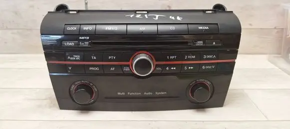 Mazda 3 II Radio/CD/DVD/GPS head unit 10R023001 14793708 BS4J66ARX