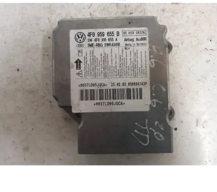 Audi A6 S6 C6 4F Airbag control unit/module 4F0959655B 4F0910655A 5WK43416