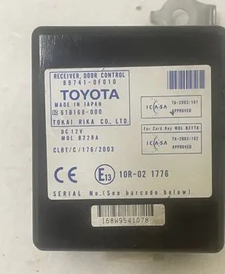 Toyota Corolla Verso E121 Door control unit/module 897410F010