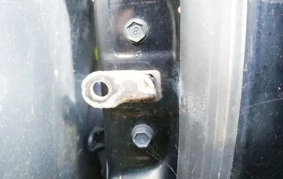 KIA Sportage Rear door check strap stopper