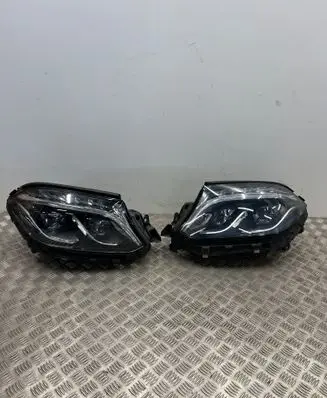 Mercedes-Benz GLS X166 Headlights/headlamps set A1669064703 A1669064803