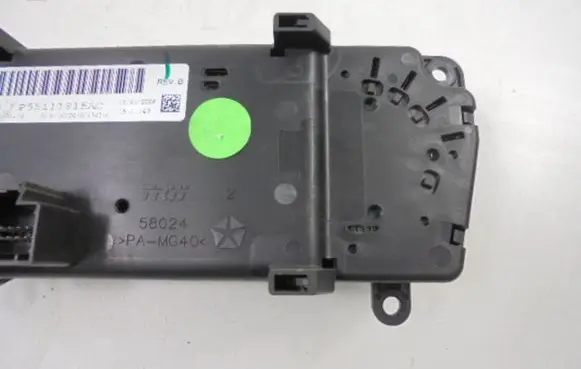 Dodge Avenger Air conditioning/heating control unit 