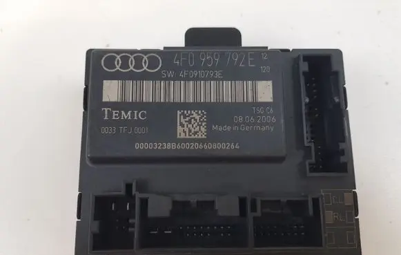 Audi A6 S6 C6 4F Door control unit/module 4F0959792E 4F0910793E
