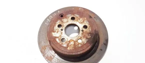 Toyota Avensis T250 Rear brake disc neventiliuojamas