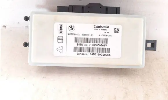 BMW 2 F22 F23 Airbag control unit/module 9350003 7911607