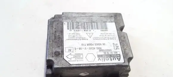 Peugeot 206 Airbag control unit/module 602327000 9652275580