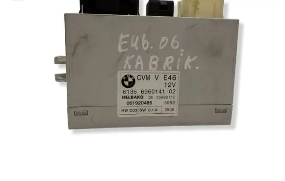 BMW 3 E46 Fuel injection pump control unit/module 55892110