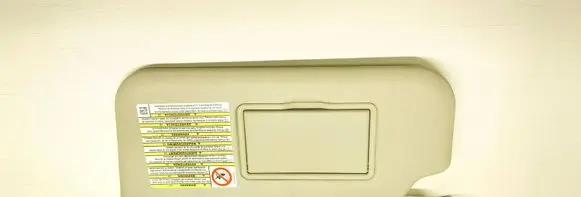 Ford Ranger Sun visor
