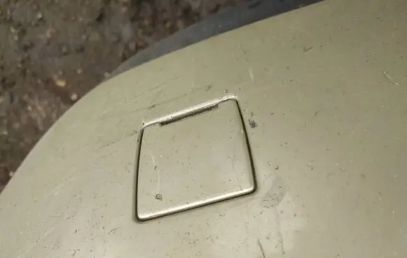 Volvo S40 Rear bumper row hook cap/cover 