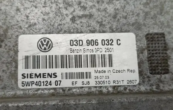 Volkswagen Polo Engine control unit/module 03D906032C 5WP4012407