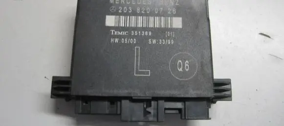 Mercedes-Benz C W203 Door control unit/module A2038200726