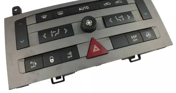 Peugeot 407 Climate control unit 96573322YW 96573322