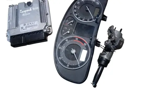 Skoda Superb B5 (3U) Engine ECU kit and lock set 03G906016GT 038906016K 0281012698