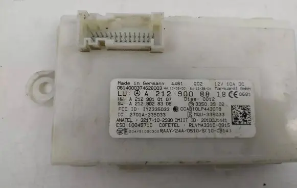 Mercedes-Benz E W212 Keyless (KESSY) go control unit/module A2129008818 A2129028306 A2129010107