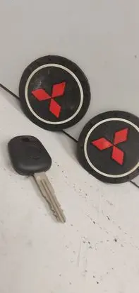 Mitsubishi Lancer Evolution X Ignition key/card 1234