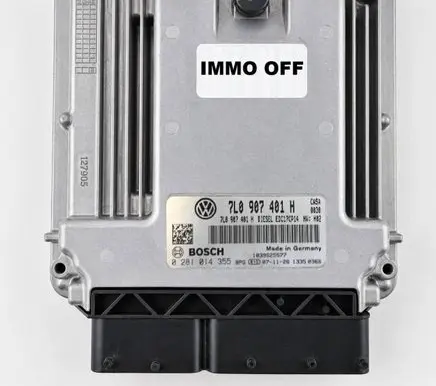 Volkswagen Touareg I Engine control unit/module ECU 7L0907401H 0281014355