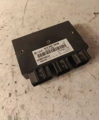 Audi A6 S6 C6 4F Tow bar trailer control unit/module 4F0907383