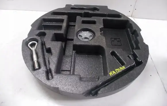 Renault Kadjar Glove box in trunk styropian