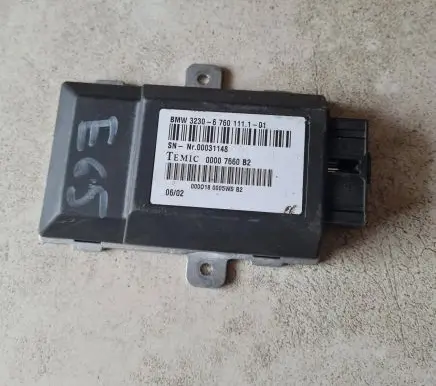 BMW 7 E65 E66 Steering rack control module 323067601111 00007660B2 00031148