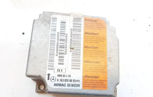 Mercedes-Benz ML W163 Airbag control unit/module a1638200085